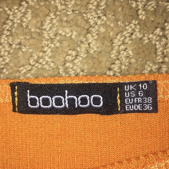 Orange Off the Shoulder Top - Picture 2 of 2